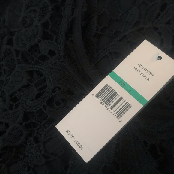 NWT Nanette Lepore Lace Black Sleeveless B… - Picture 2 of 2